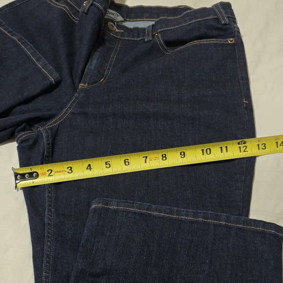 Duluth Trading Co Womens 14x31 Bootcut Jeans Dark Wash Denim Cotton Lycra Blend - Picture 6 of 11